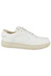 Philippe Model White Lyon Low Sneakers In Recycled Leather In White