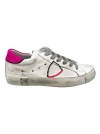 PHILIPPE MODEL WHITE PRSX LOW-TOP SNEAKERS