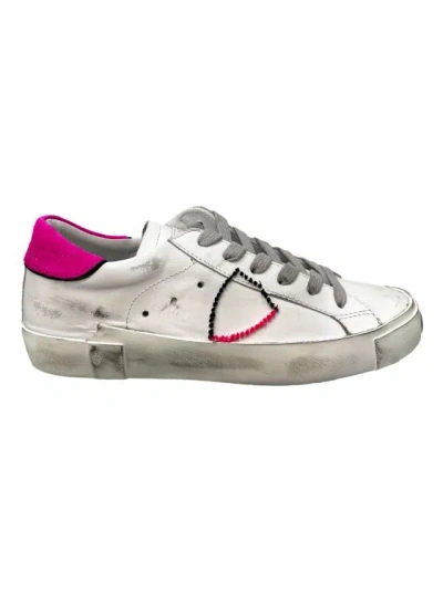 Philippe Model White Prsx Low-top Sneakers