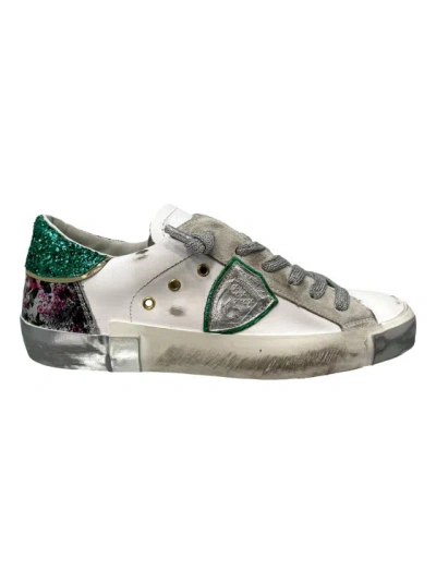 Philippe Model White Prsx Low-top Sneakers