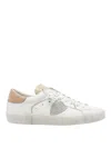 Philippe Model Sneakers Prsx Low Man Veau Cerf Lait Mud In Multi