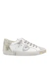 Philippe Model Sneakers Prsx Women With Glitter Heel Tab In Multi