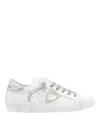 Philippe Model Prsx Leather Sneaker In White