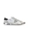 PHILIPPE MODEL WHITE SILVER PRSX FOXY LAMINÉ SNEAKER