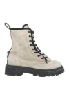 Philippe Model Woman Ankle Boots Beige Size 7 Soft Leather