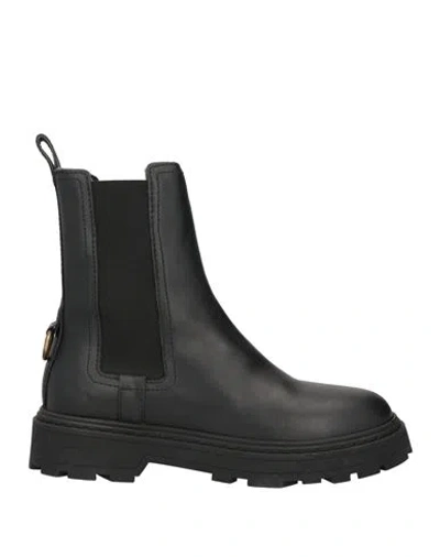 Philippe Model Woman Ankle Boots Black Size 11 Leather