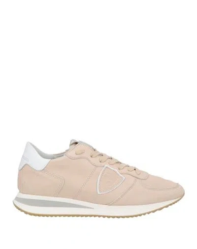 Philippe Model Woman Sneakers Beige Size 6 Leather