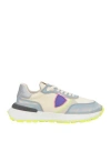 Philippe Model Woman Sneakers Beige Size 9 Leather, Textile Fibers
