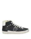 Philippe Model Woman Sneakers Black Size 10 Leather In Black