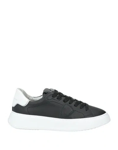 Philippe Model Woman Sneakers Black Size 6 Leather
