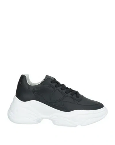 Philippe Model Woman Sneakers Black Size 6 Leather