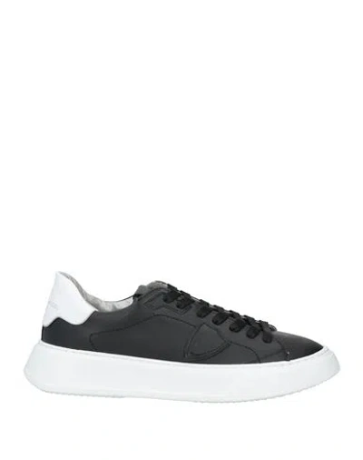 Philippe Model Woman Sneakers Black Size 6 Leather