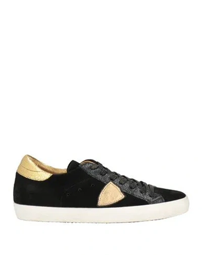 Philippe Model Woman Sneakers Black Size 8 Leather