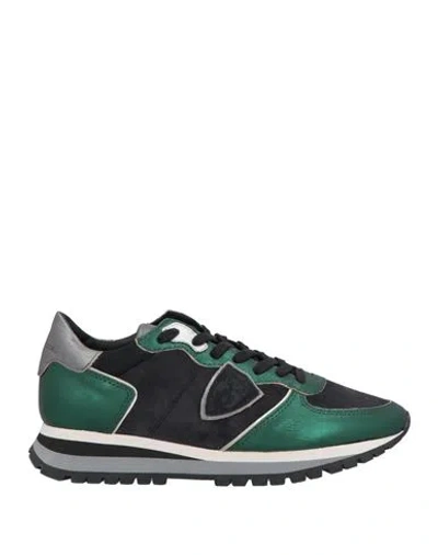Philippe Model Woman Sneakers Black Size 8 Leather