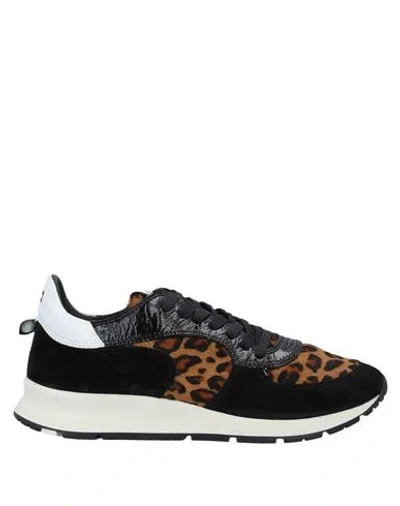 Philippe Model Woman Sneakers Black Size 8 Leather