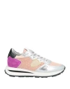 Philippe Model Panelled Low-top Sneakers In Pink