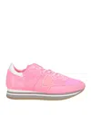 Philippe Model Sneakers In Fuchsia