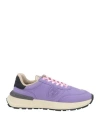 Philippe Model Woman Sneakers Mauve Size 8 Leather, Textile Fibers In Purple