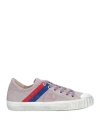 Philippe Model Woman Sneakers Mauve Size 9 Textile Fibers In Purple