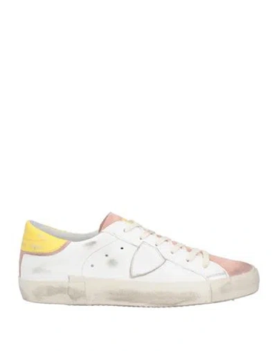PHILIPPE MODEL PHILIPPE MODEL WOMAN SNEAKERS PINK SIZE 8 LEATHER