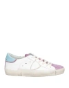 Philippe Model Woman Sneakers Purple Size 8 Leather