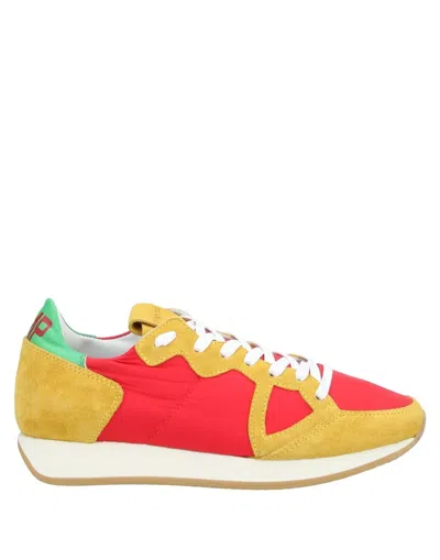 Philippe Model Sneakers In Red
