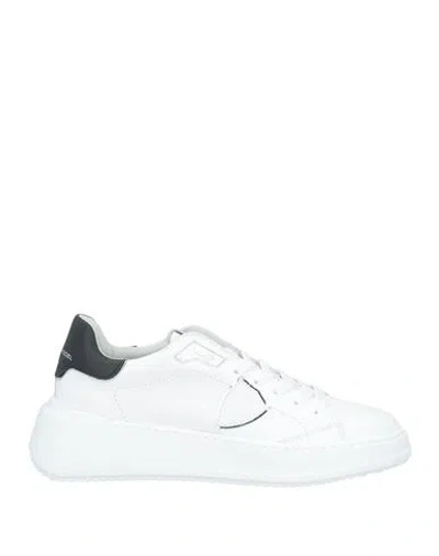 Philippe Model Woman Sneakers White Size 10 Calfskin