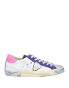 Philippe Model Woman Sneakers White Size 10 Soft Leather In White