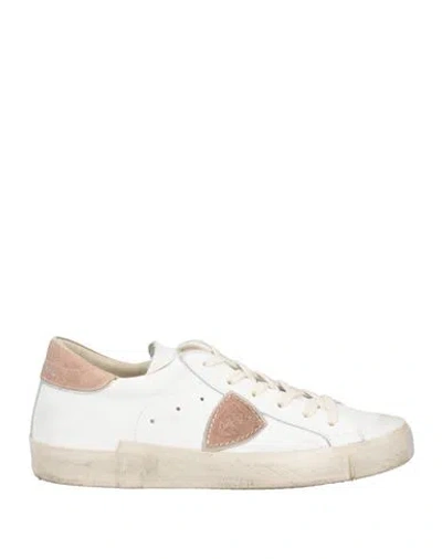 Philippe Model Woman Sneakers White Size 12 Leather