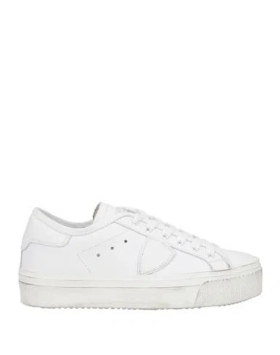Philippe Model Woman Sneakers White Size 6 Calfskin