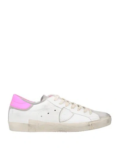 Philippe Model Woman Sneakers White Size 7 Leather