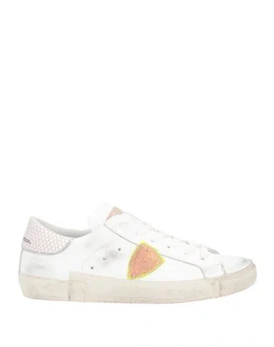 Philippe Model Woman Sneakers White Size 7 Leather