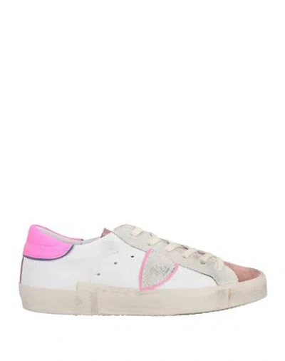 Philippe Model Woman Sneakers White Size 7 Leather