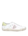 Philippe Model Prsx Casual Leather Sneaker In White