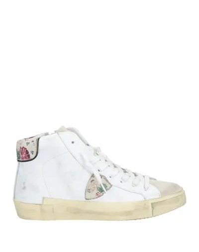 Philippe Model Woman Sneakers White Size 7 Leather