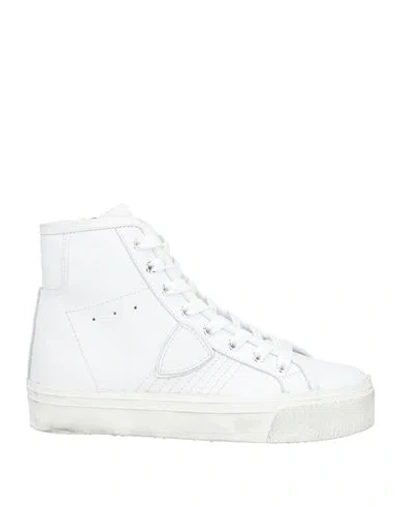 Philippe Model Woman Sneakers White Size 8 Calfskin