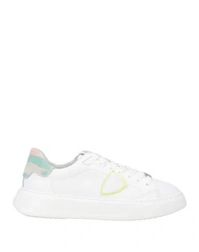 Philippe Model Woman Sneakers White Size 8 Leather
