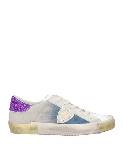 Philippe Model Woman Sneakers White Size 8 Leather