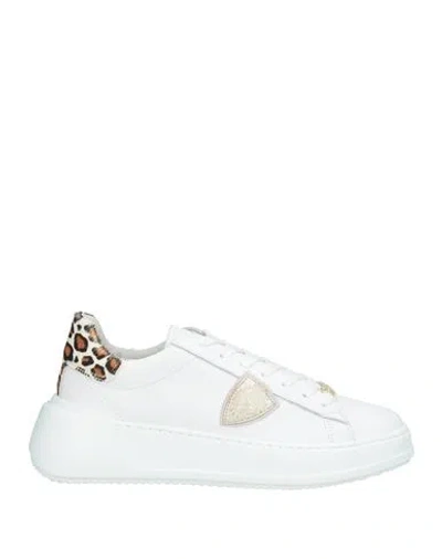 Philippe Model Woman Sneakers White Size 8 Leather