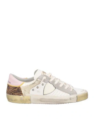 Philippe Model Woman Sneakers White Size 8 Leather