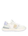 Philippe Model Woman Sneakers White Size 8 Leather, Textile Fibers
