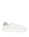 Philippe Model Woman Sneakers White Size 6 Soft Leather In White