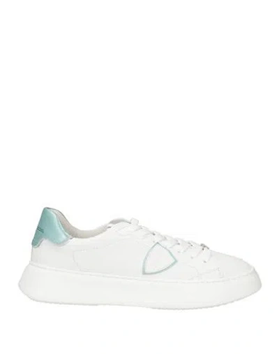 Philippe Model Woman Sneakers White Size 6 Soft Leather