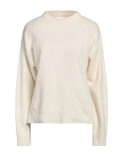 Philippe Model Woman Sweater Cream Size L Merino Wool In White