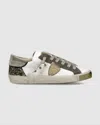 Philippe Model Distressed Leather Sneakers In Multi