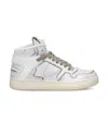 Philippe Model Paris Textured Padded Sneakers In White