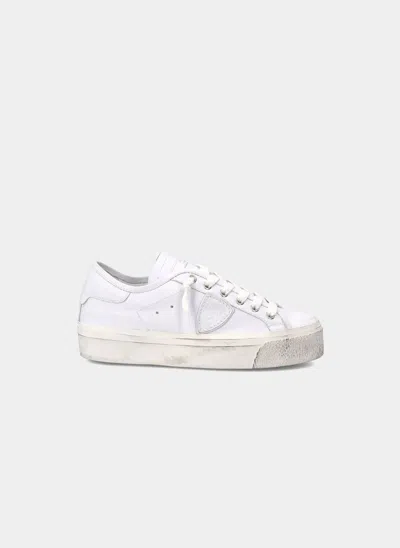 Philippe Model Women's Sneakers  Paris Phil V001 - Paris Haute Veaiu Blanc In White