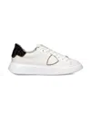 Philippe Model Temple Leather Low-top Sneakers In White