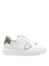 Philippe Model Temple Low Sneakers In White