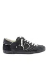 Philippe Model Low Top Sneakers Contrast Stitching In Black